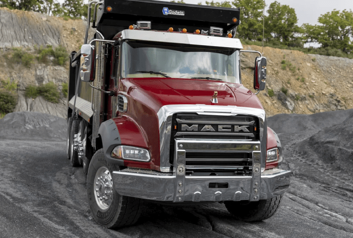 Jaltest onhighway mack truck