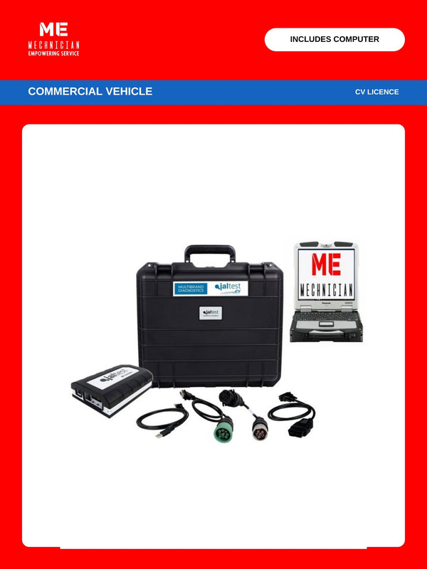Jaltest On Highway and Commercial Vehicles diagnostic kit — CV licence, includes rugged diagnostic computer