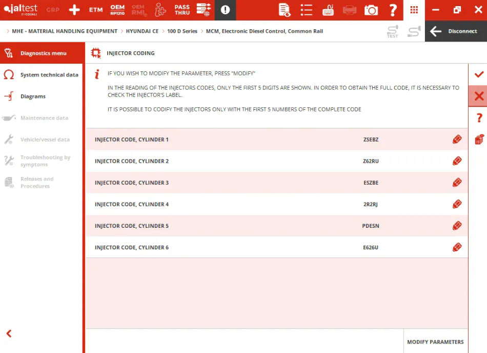 Scanner software screenshot