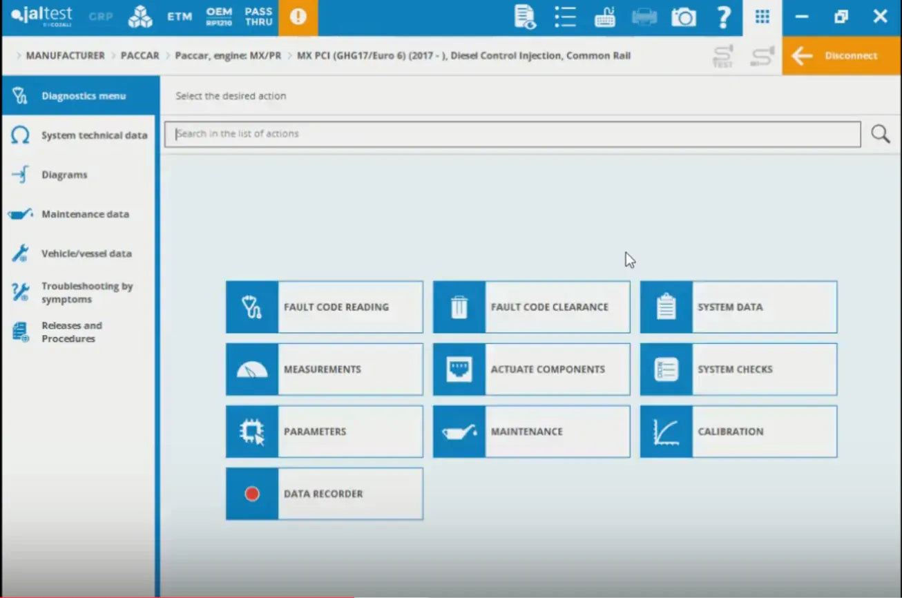 Scanner software screenshot