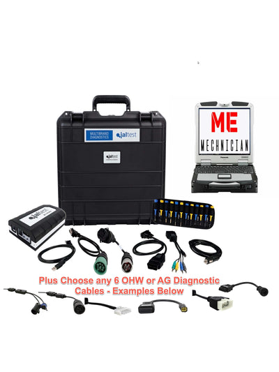 Bundle - Jaltest Agricultural, On Highway Commercial Vehicle, Construction, MH, Power Systems Diagnostic Computer Deluxe Kit