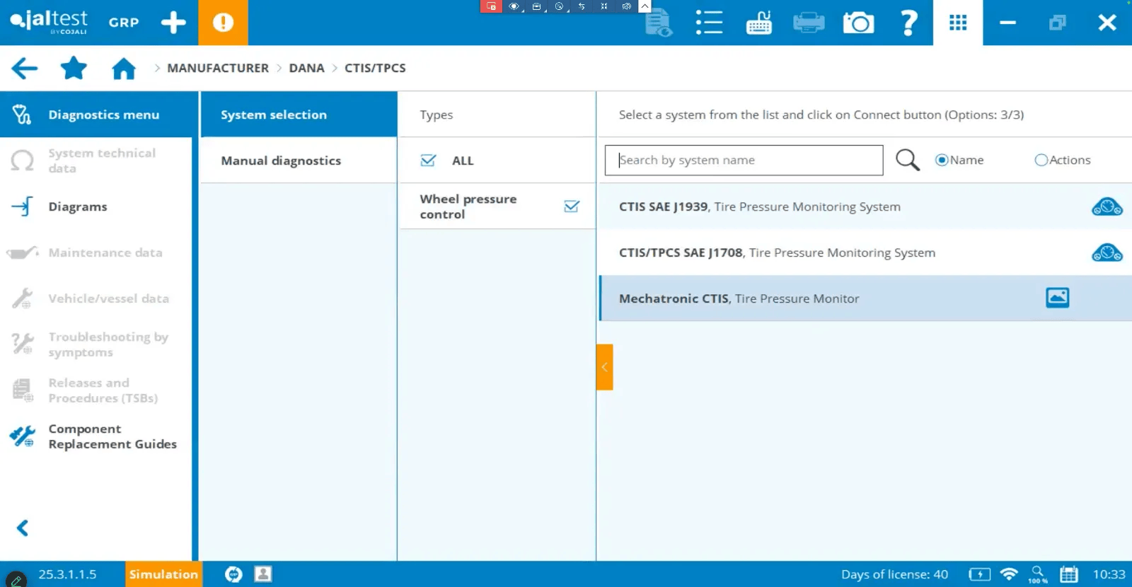 Jaltest Dana Logiciel de diagnostic – au service des techniciens