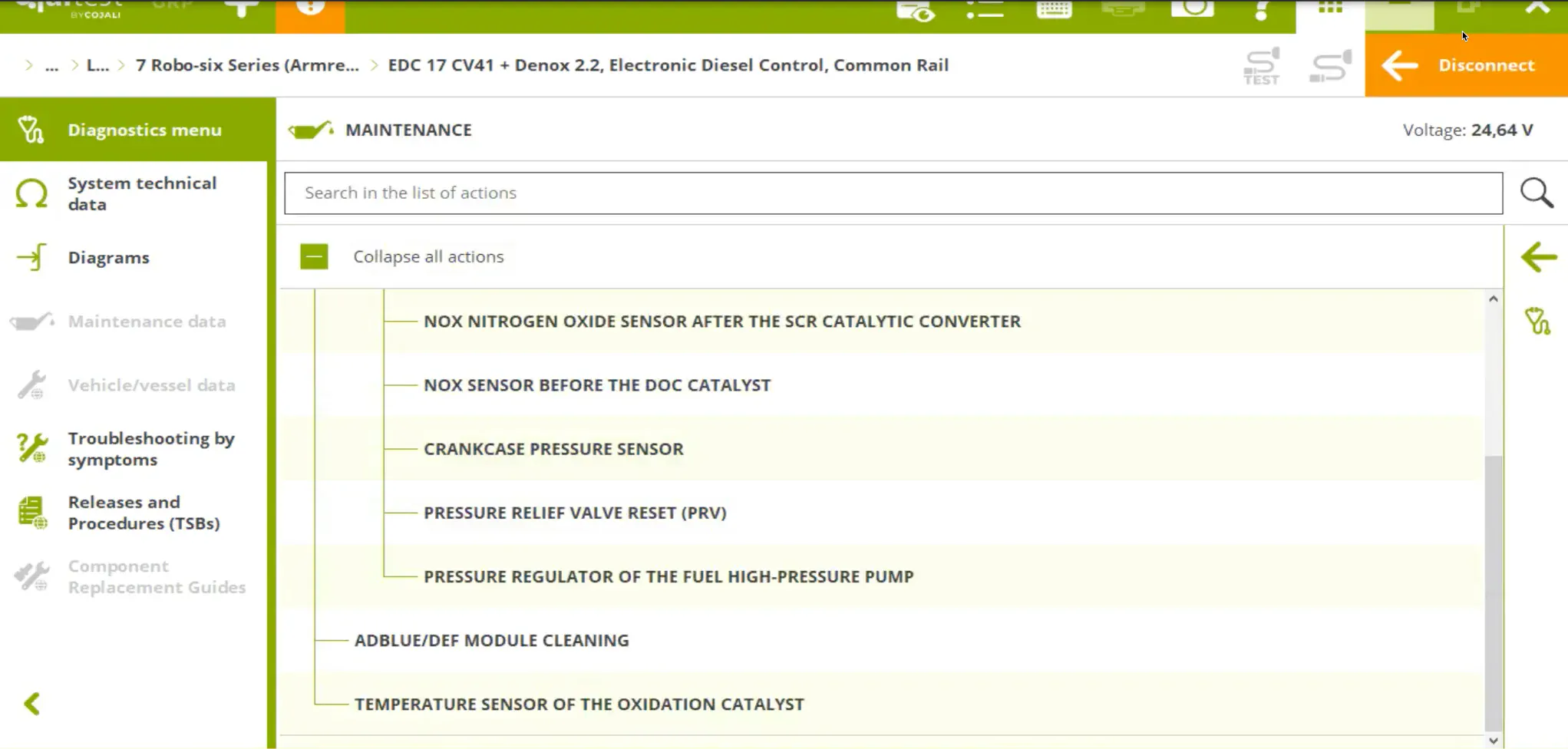 jaltest software scan sceenshot