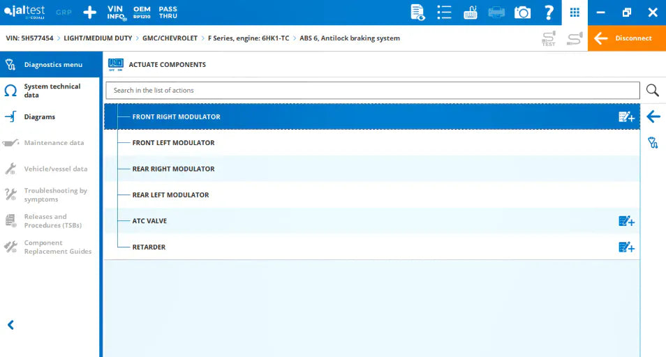 Scanner software screenshot