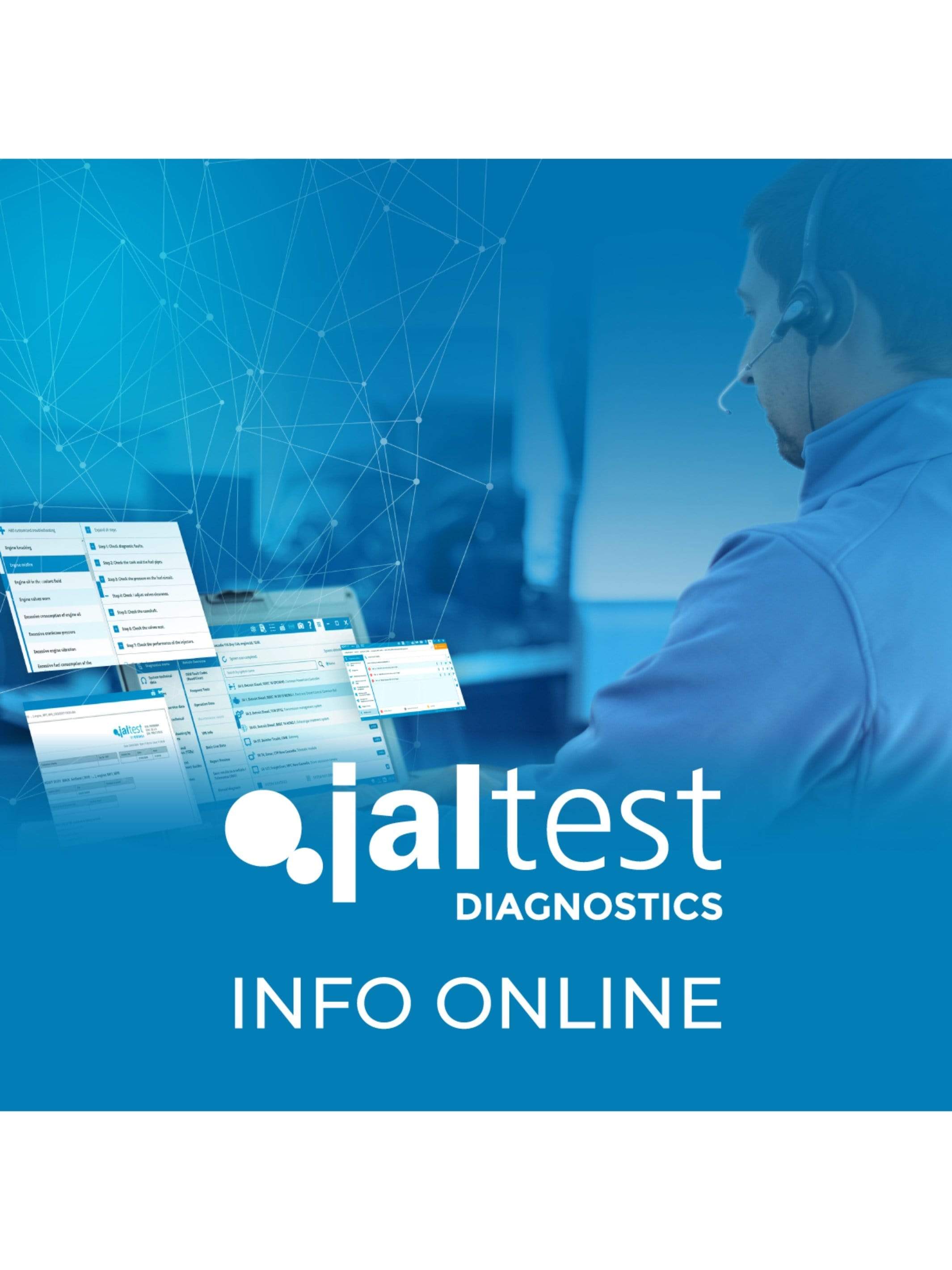 Jaltest CV Diagnostics Info - Jaltest Deluxe Diagnostic Computer Kit for Commercial Vehicle, Construction & Agriculture Equipment