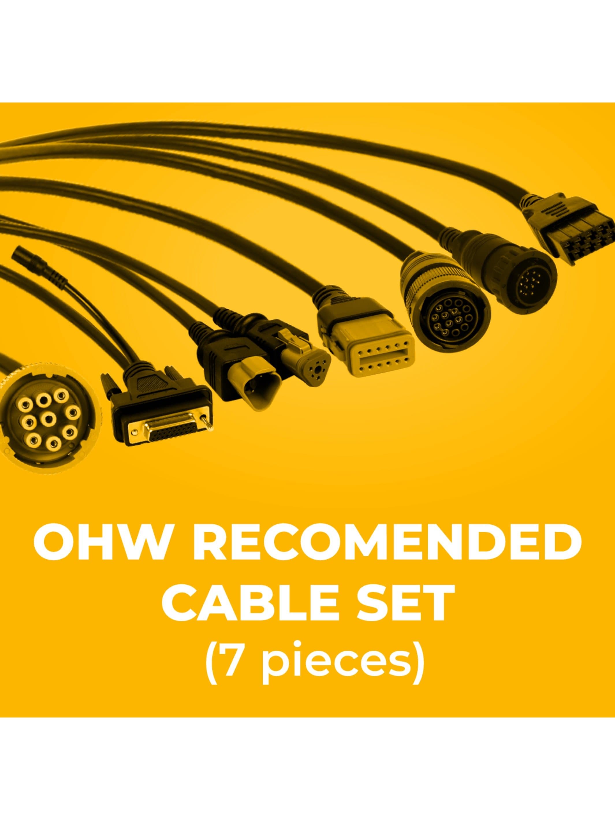 Jaltest Construction & Off Highway Equipment OHW Diagnostic Cable Kit